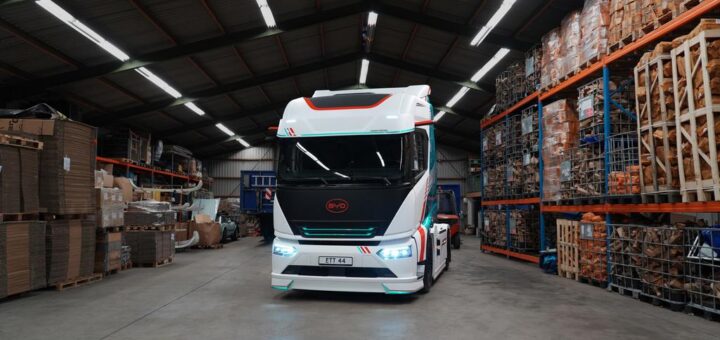 BYD targets European heavy transport with 600km electric tractor